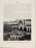 Original Old Vintage Print Persian Self Mutilation Hasan Photo C1931 20th