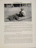 Original Old Antique Print Titguian Oiling Pigs Sacrifice Luzon Photo