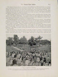 Original Old Vintage Print Malay Sacrifice Sumatra Festival Photo C1931 20th