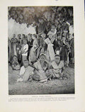 Original Old Antique Print Guest Wedding Java East Inides Duch Fine Art