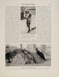 Original Old Vintage Print Hameg Birth Custom Jebel Gule Lerpiu C1931 20th