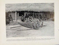 Original Old Antique Print Monument Ngombe Lutete District Bopoto Woman