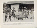Original Old Antique Print Sierra Leone Sabo Medicine Twin Huts Fine Art