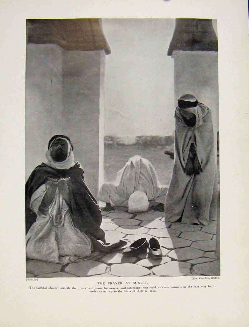 Original Old Vintage Print Berber Wedding Africa Bedawin Fine Art C1931 20th