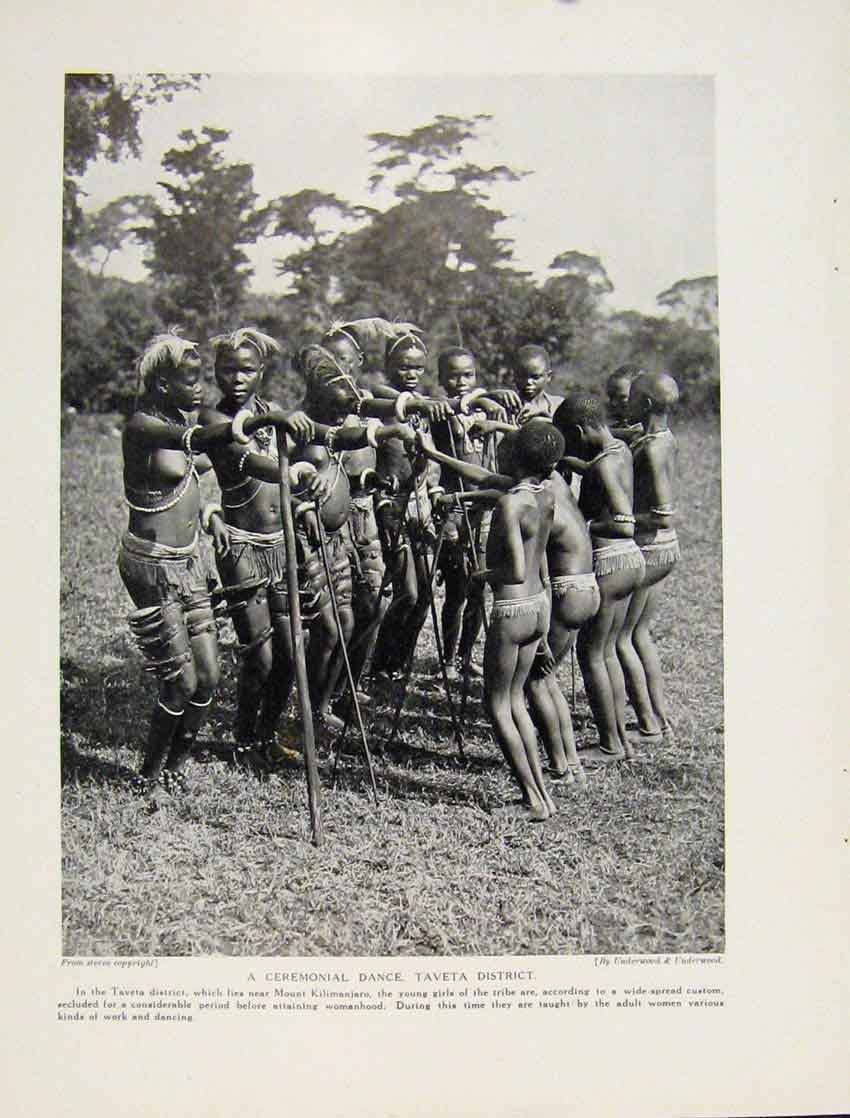 Original Old Vintage Print Fashion Kisumu Kavirondo Traders Kisumu 1931 20th