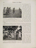 Original Old Vintage Print Kavirondo Funeral Native Dance Mombasa 1931 20th