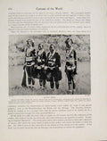 Original Old Vintage Print Kaffir Dress Natal Rhodesia Zimbabwe C1931 20th