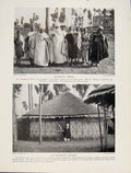 Original Old Antique Print Abyssinian Warrior Initiation Dance Gallas