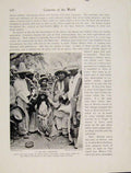 Old Antique Print Lenten Peance Native Women Sacre Monte Amecamica Photo