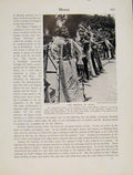 Original Old Antique Print Mexico Judas Disposal Holy Week Fireworks March