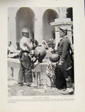 Old Antique Print Mateur Bull Fight Mount Popocatepetl Spain Spanish Art