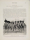 Original Old Vintage Print Taulipang Lads Gala Dress South America C1931 20th