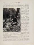 Old Antique Print Treatment Invalids Ashluslay Indians Medicine Man Photo