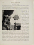 Old Antique Print Festival Gross Christian Indians Pelechuco Bolivia Art