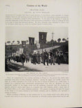 Original Old Vintage Print Morning Pardon Pilgrims Quimper C1931 Photo 20th