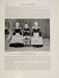 Original Old Vintage Print Bretons Gala Dress Portrait Photo C1931 20th Century