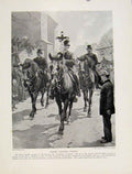Original Old Antique Print Regional Peasant Castumes Volkstrachte Bavaria