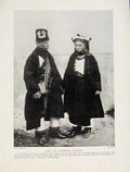Original Old Antique Print Peasant Costumes Austria Styria Big Lowe Limbs