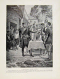 Original Old Antique Print Souls Sabbaths Blakan Dead Remembrance Fine Art