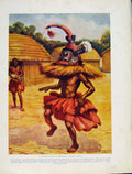 Original Old Antique Print Secret Society Misumba Lower Congo Babende Mongongo