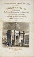 Original Old Antique Print Dugdale C1845 Marble Arch London Fine Art Victorian