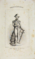 Original Old Antique Print Dugdale C1845 Statue Nelson Trafalgar Square 19th