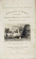 Original Old Antique Print Dugdale C1845 Cowper The Poet Birth Place Victorian