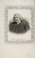 Original Old Antique Print Dugdale C1845 Portrait Samuel John 19th