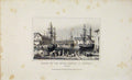 Original Old Antique Print Dugdale C1845 River Orwell Ipswich Suffolk Victorian