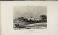 Original Old Antique Print Dugdale C1845 Chichester Sussex England Art Victorian