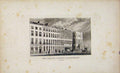 Original Old Antique Print Dugdale C1845 New Bridge Street Blackfrairs Victorian