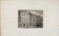Original Old Antique Print C1845 Dugdale Holborn Bars Summit Holborn Hill 19th