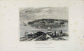 Original Old Antique Print Mount Edgecumbe Plymouth C1845 Dugdale 19th