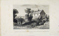 Old Antique Print Sir Richard Steel Havestock Hill Hampstead 1845 Dugdale 19th