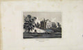 Original Old Antique Print Farringdon Lodge Berkshire C1845 Dugdale Victorian