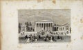 Original Old Antique Print Great Thornton St Chapel Hull C1845 Dugdale Victorian