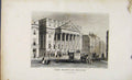 Original Old Antique Print C1845 Dugdale The Mansion House London England 19th