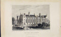 Antique Old Print Ref.145 C1845 New Hall Library Lincolns Inn Fields London