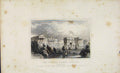 Original Old Antique Print Queens Palace Pimlico Dugdale C1845 Engla Victorian