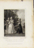 Antique Old Print From Waverly Novels By Walter Scott Heart Mid Lothian Art