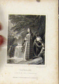 Original Old Antique Print From Waverly Novels By Walter Scott Waverly