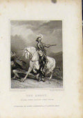 Original Old Antique Print From Waverly Novels By Walter Scott The Abbot
