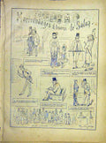 Original Old Antique Print Sketches Travel Beauchamp French 1882 19th