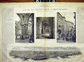Original Old Antique Print Church Sacre-Couer Montmartre Paris France 1882 19th