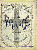 Original Old Antique Print Front-Page France Illustree Journal Religious 1882