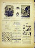 Original Old Antique Print Dulong Battlefield Kabyles Ambulance Constantine 1882