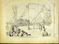 Original Old Antique Print Fete Apprentice Orphans Auteuil French 1882 Victorian