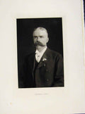 Original Old Antique Print London Men Thomas Pink Portrait C1898 19th