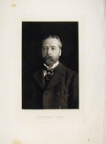 Original Old Antique Print London Men William Bernard Godfrey C1898 Victorian