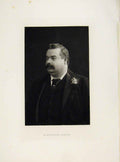 Original Old Antique Print London Men Newton Smith Portrait C1898 19th